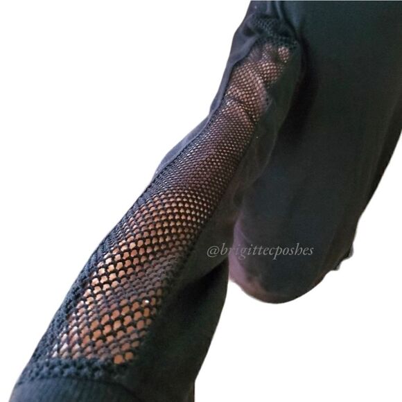 FLYWHEEL Black Meshed Sleeve Sweater - Picture 4 of 12